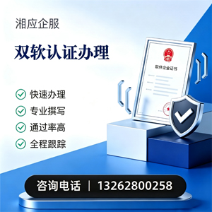 拉萨双软认证申报服务