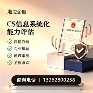拉萨CS信息系统化能力评估申报服务
