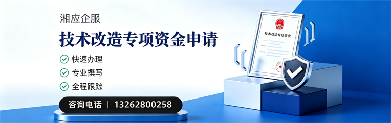 拉萨技术改造专项资金申报服务
