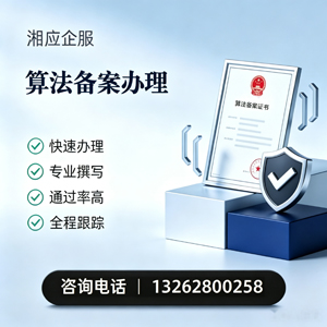 拉萨算法备案申报服务