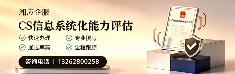 拉萨CS信息系统化能力评估申报服务